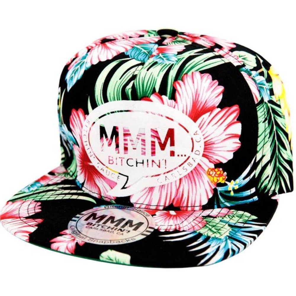 Mmm Bitchin’ Hot Sauce Floral Hat - Brand New